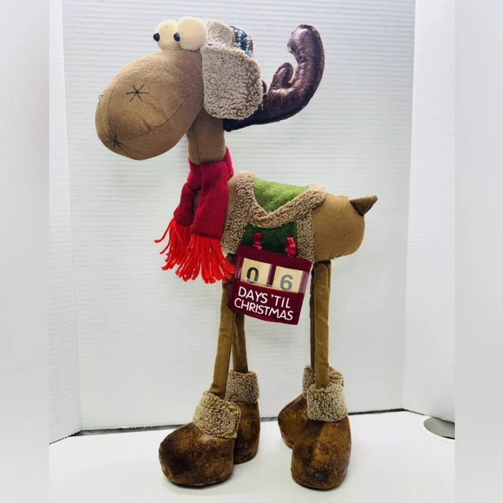 RAZ Imports – 17″ Moose Christmas Display Piece or Christmas Tree Ornament